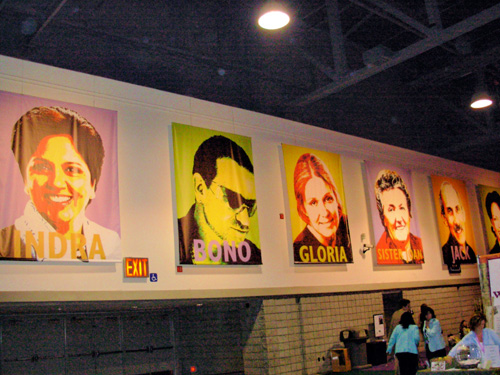 A \'fly\' on the wall... posters on the wall