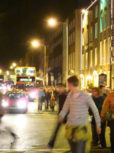 Walking from Croke Park to Temple Bar
