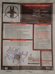 Safety warnings in the newspapers