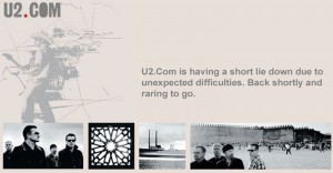 U2com difficulties screen