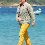 bono's yellow pants